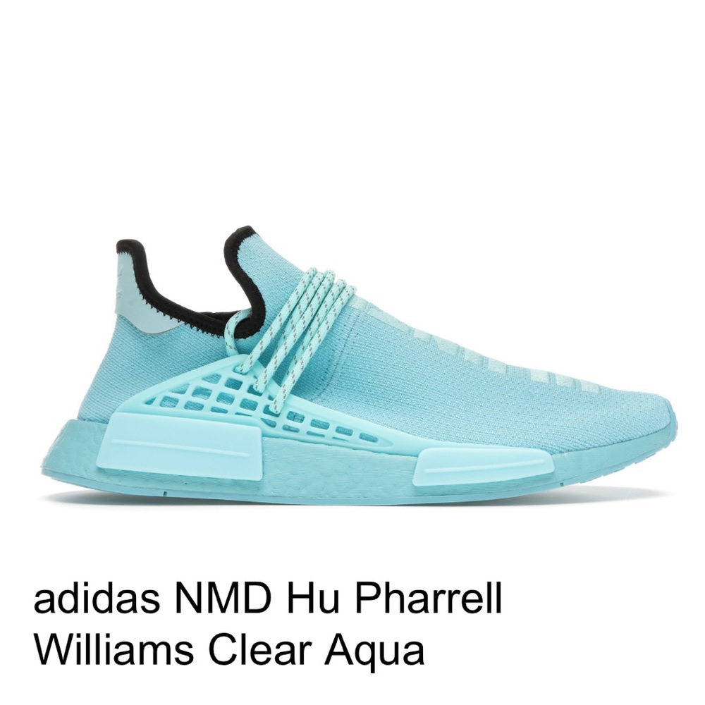 NIB adidas NMD Pharrell human race aqua blue